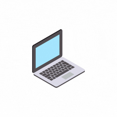 animated gif of a computer scrolling through the web
